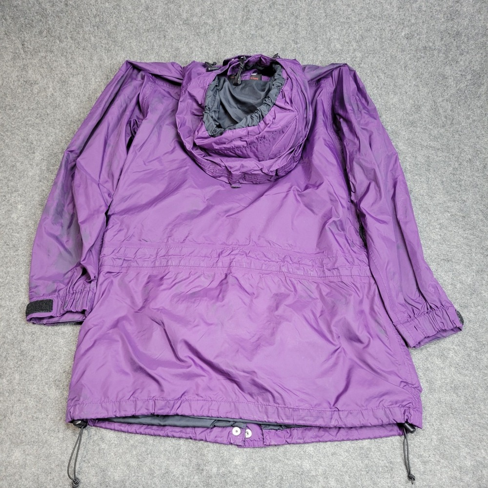VTG REI Jacket Womens 8 Purple Water Resistant Storm Fitted Hooded Full Zip - Picture 3 of 8